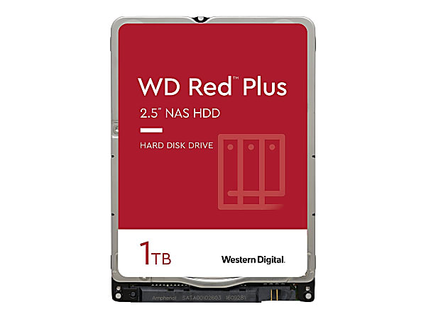 Western Digital® Red 1TB Internal Hard Drive For NAS, 16MB Cache, SATA/600, WD10JFCX