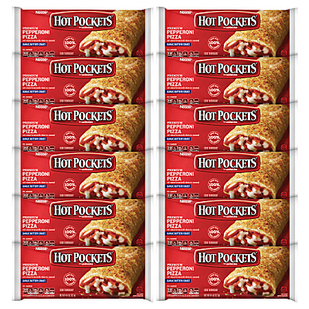 Hot Pockets Premium Pepperoni Pizza - 4 Pack (48 ct)