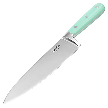Martha Stewart Stainless-Steel Chef Knife, 8" Blade, Mint
