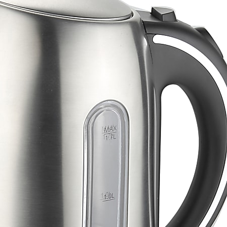 Brentwood Kt-1780 Stainless Steel Electric Cordless Tea Kettle 1.5 L Silver