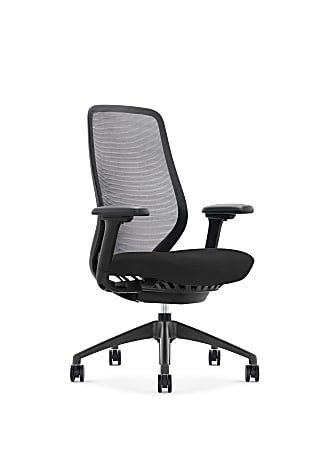 HON Pillow Soft Ergonomic Fabric High Back Executive Office Chair Black -  Office Depot