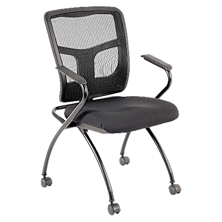 Lorell® Guest Chairs, Black/Black, 2/Carton
