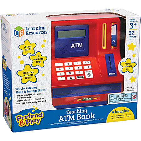 Pretend & Play - Teaching ATM Bank - 1 Each - 3 Year