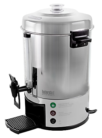 Better Chef 100-Cup Stainless Steel Coffee Urn, Silver