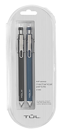 TUL® Mechanical Pencils, 0.7 mm, Black & Navy Barrels, Pack Of 2 Pencils