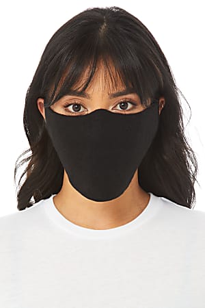 Bella + Canvas Cloth Face Coverings, Black, Pack Of 10