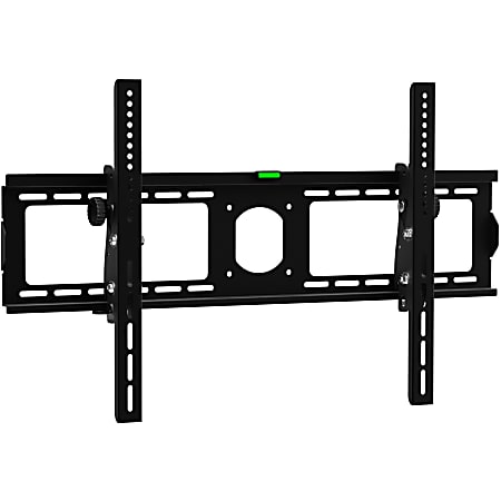 SIIG CE-MT0712-S1 Universal Tilting TV Mount - For Flat Panel Display - 32" to 60" Screen Support - 165 lb Load Capacity - Steel - Black