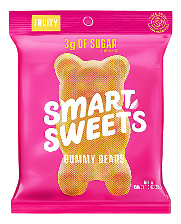 Smart Board Sweets Gummy Bears, 1.8 Oz, Pack Of 12 Bags