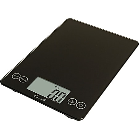 Escali Arti 157 Digital Food Scale - 15 lb / 7 kg Maximum Weight Capacity - Ink Black
