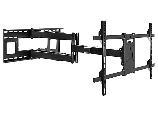 Mount-It! MI-392 Dual Arm TV Wall Mount For Screens 42 - 90", 12”H x 37-1/2”W x 4”D, Black