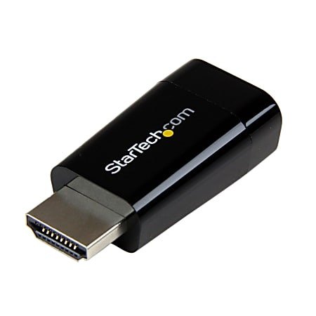StarTech.com Compact HDMI to VGA Adapter Converter -