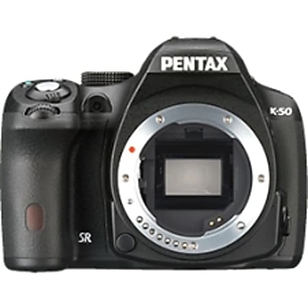 Pentax K-50 16.3 Megapixel Digital SLR Camera Body Only - Black