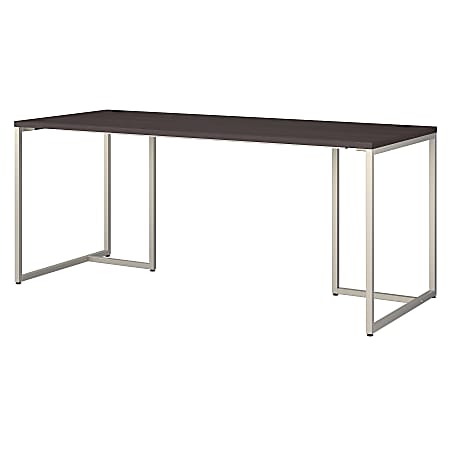kathy ireland® Office by Bush Business Furniture Method Table Desk, 72"W, Storm Gray, Premium Installation