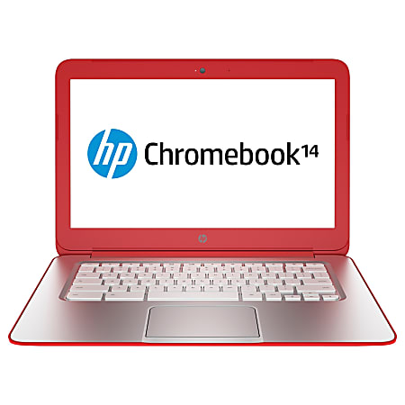 HP Pavilion Chromebook 14-q030nr 14" LED Notebook - Intel - Celeron 2955U 1.4GHz - Coral Peach