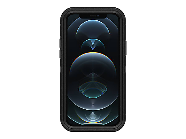OtterBox Defender Rugged Carrying Case Holster For Apple® iPhone® 12 And iPhone® 12 Pro Smartphone, RealTree Edge Black