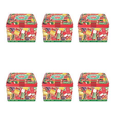 HAMMOND'S CANDIES - GIFT TIN CHRISTMAS CLASSIC HARD CANDIES - 6-16 OZ