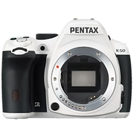 Pentax K-50 16.3 Megapixel Digital SLR Camera Body Only - White