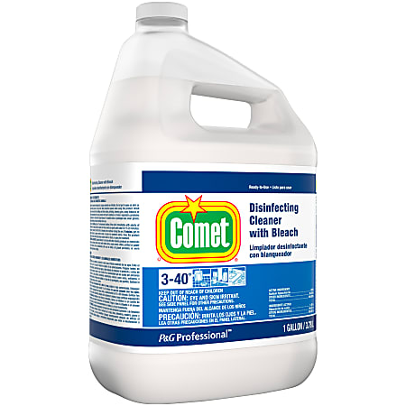 Comet® Professional Disinfecting Cleaner With Bleach, 128 Oz Bottle, Case Of 3
