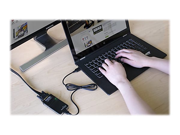 Plugable USB-VGA-165 - External video adapter - DisplayLink DL-165 - USB 2.0 - VGA