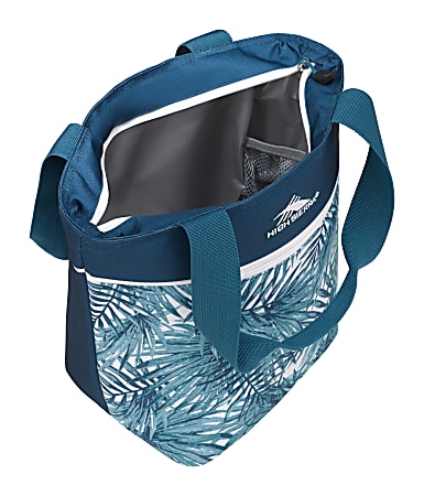 High Sierra Lunch Tote PalmsLagoonWhite Office Depot