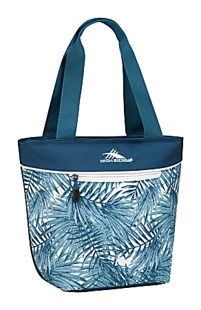 High Sierra Lunch Tote, Palms/Lagoon/White