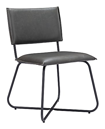 Zuo Modern Grantham Dining Chairs, Gray, Set Of 2 Chairs
