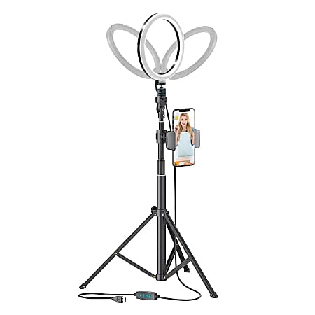 Bower Selfie Ring Light Studio LED 12W Tripod Stand And Phone