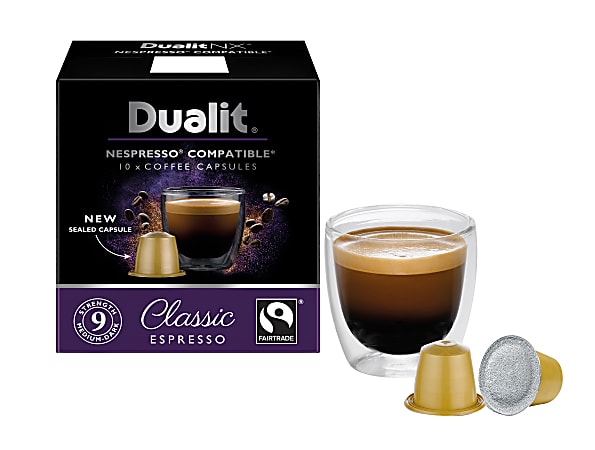 Dualit® NX Nespresso Coffee Pods, Classic Roast, Carton Of 60