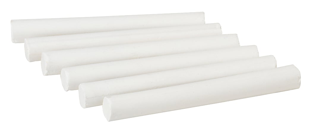 Scholastic Dustless Chalk White Pack Of 12 Sticks - Office Depot