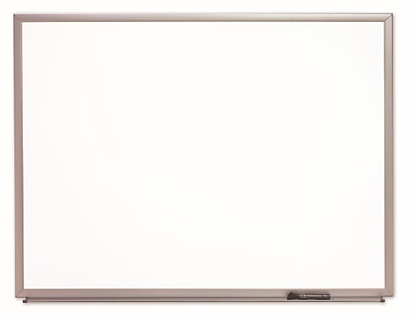 SKILCRAFT® Magnetic Dry-Erase Whiteboard, 36" x 48", Aluminum Frame With Silver Finish (AbilityOne 7110 01 651 1299)