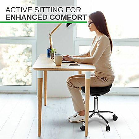 Chair Inflatable Ergonomic Active Seating Exercise Ball Chair with