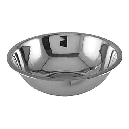 Update International Stainless-Steel Mixing Bowl, 3 Qt, Silver