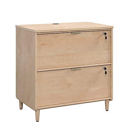 Sauder® Clifford Place 29-1/2"W x 18-1/2"D Lateral 2-Drawer File Cabinet, Natural Maple