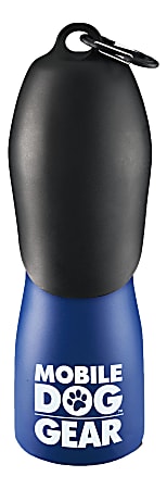 Overland Mobile Dog Gear 25 Oz Stainless Steel Water Bottle, Blue