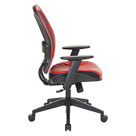 Dark red store office chair