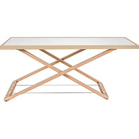 Lorell® Ultra-Slim Desk Riser, White/Natural