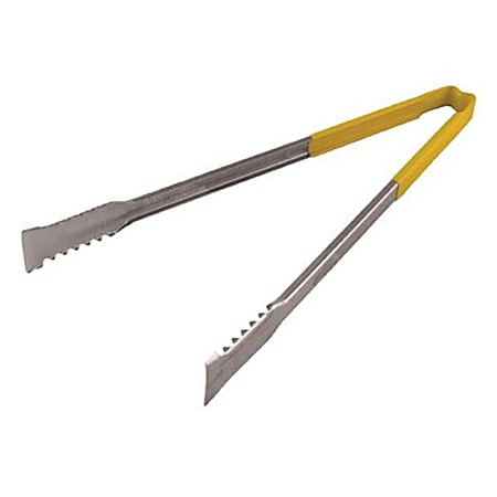 Vollrath 16" Tongs With Antimicrobial Protection, Yellow