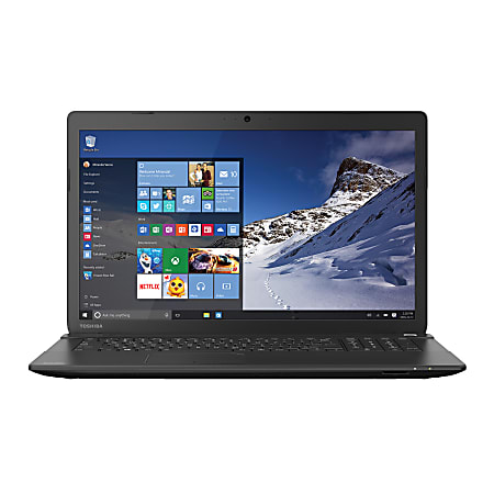 Toshiba Satellite® Laptop, 17.3" Screen, AMD A8, 8GB Memory, 750GB Hard Drive, Windows® 10