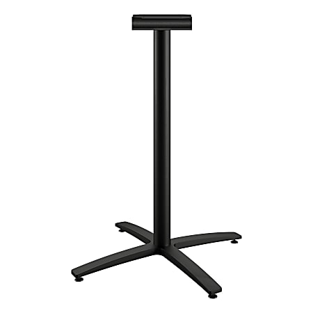 HON Between X-Base, Standing Height - Black X-shaped Base - 41" Height - Assembly Required