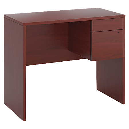 HON 10500 Modular Pedestal - 16" x 24" x 28.5" - 2 x Box Drawer(s), File Drawer(s) - Square Edge - Finish: Mahogany, Harvest