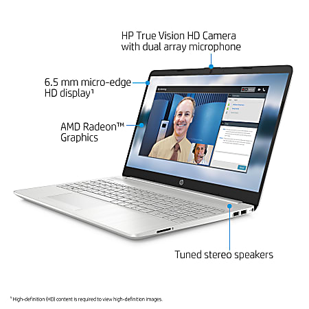 HP 15 gw0023od Laptop 15.6 Screen AMD Ryzen 3 8GB Memory 1TB Hard
