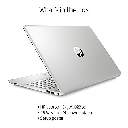 HP 15 gw0023od Laptop 15.6 Screen AMD Ryzen 3 8GB Memory 1TB Hard