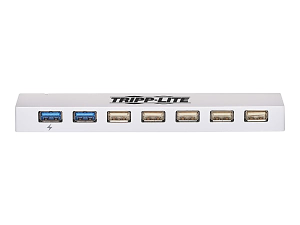 Eaton Tripp Lite series 7-Port USB 3.0/USB 2.0 Combo Hub - USB Charging, 2 USB 3.0 &amp; 5 USB 2.0 Ports - U360007C2X3