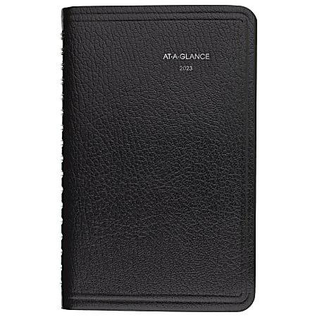 AT-A-GLANCE DayMinder 2023 RY Weekly Appointment Book Planner, Black, Pocket, 3 1/2" x 6"