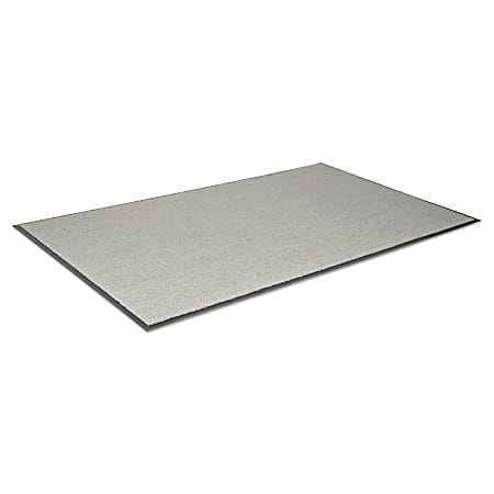 Crown Jasper Indoor/Outdoor Scraper Mat, 4' x 6', Gray