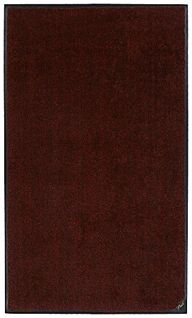 M+A Matting Plush™ Floor Mat, 3' x 10', Red Pepper