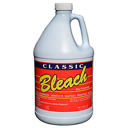 HASA Classic Multipurpose Bleach, 128 Oz Bottle, Case Of 6