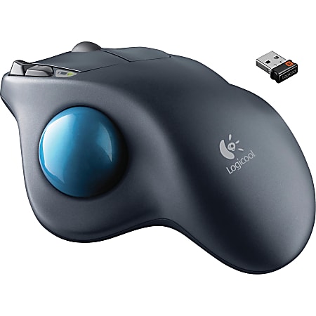 Logitech® M570 Wireless Trackball Mouse, Black, 910-001799