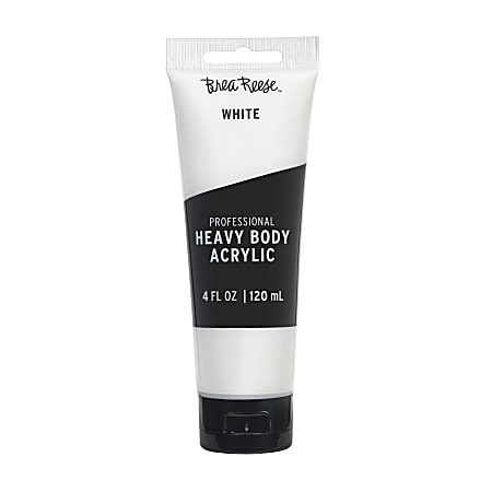 Brea Reese Professional Heavy-Body Acrylic Paint, 4 Oz, White