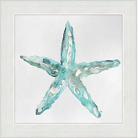 Timeless Frames&reg; Coastal Wall Art, 10" x 10", Aqua Starfish